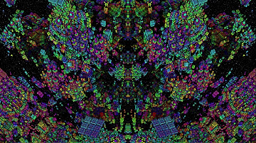 Mandelbulb 4K 60fps - Rainbow Fractal Animations 08 - Cubes