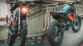 MOTO ELECTRIQUE CUSTOM!! SUPER SOCO TC MAX CALIFORNIA SCRAMBLER 125cm3