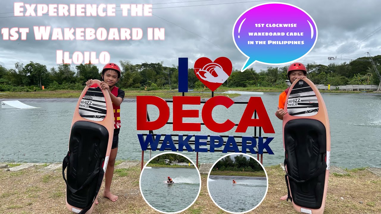 THE 1ST WAKEBOARD IN ILOILO 1st Clockwise wakeboard cable in the