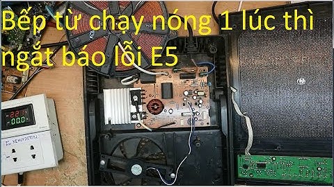 Bếp Midea chạy 1 lúc báo lỗi E5