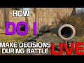 How do i make decisions during battles?