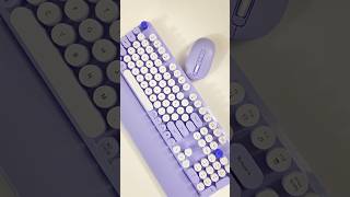 Wireless Retro Typewriter Keyboard with Mouse and Detachable Wrist Rest from Sablute Amazon