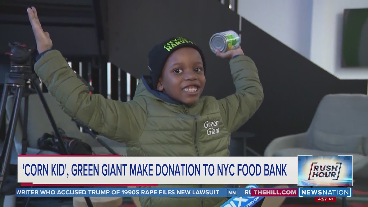 'Corn Kid,' Green Giant donate to NYC food bank | Rush Hour