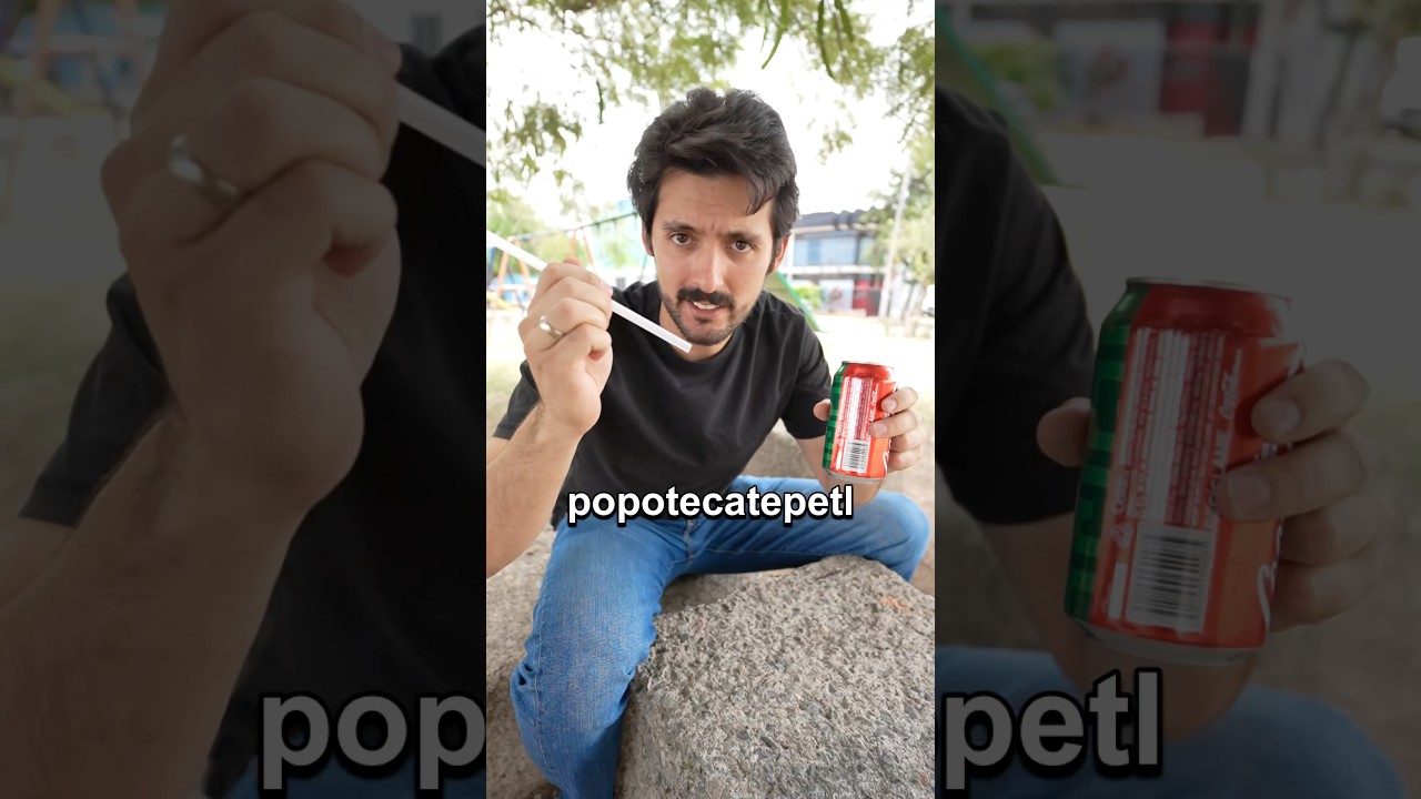 Abrí una lata con un popote