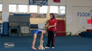 Arched Handstand Position - Acrobatic Gymnastics - Brandi Lewis
