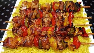 أكلة بيتي | الإثنين 20 يونيو 2022 - طريقة عمل شيش طاووق والرز البسمتي