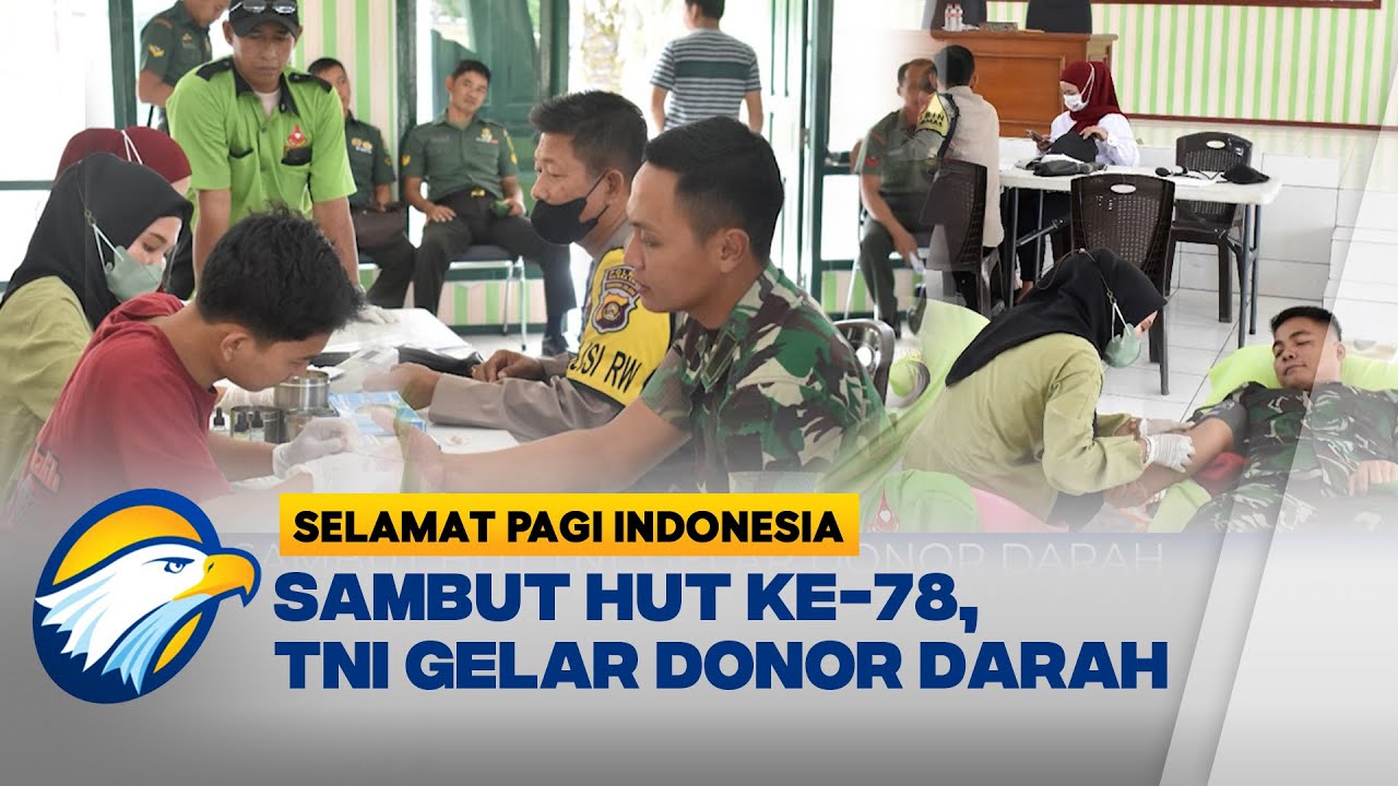 Sambut HUT ke-78, TNI Gelar Donor Darah dan Pengobatan Gratis Bagi ...