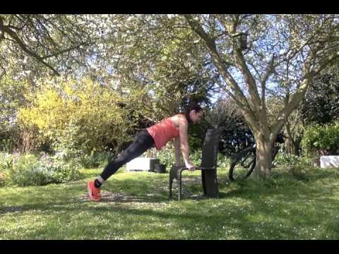Bench Downward Dog to Plank
