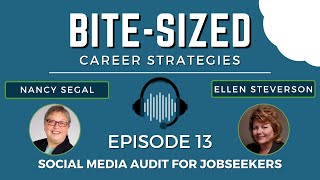 Bite-Sized Career Strategies | Episode 13 - Social Media Audit For Jobseekers