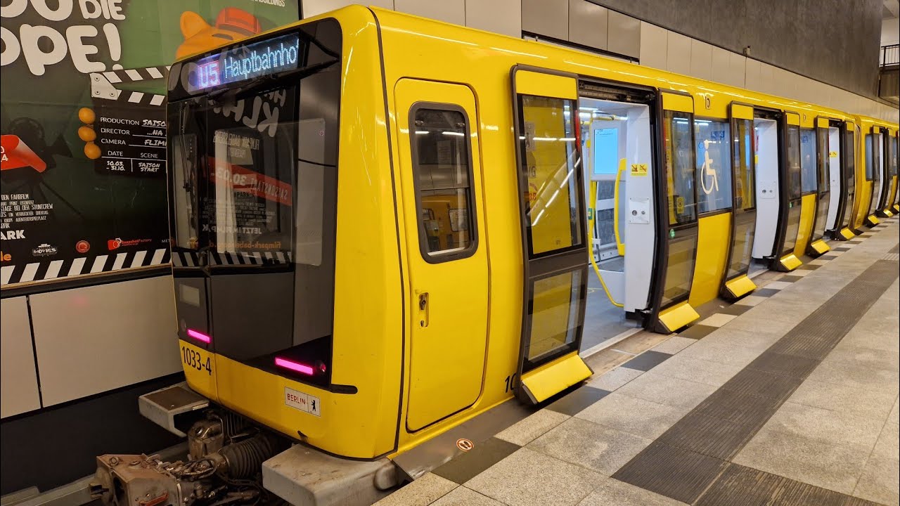 U-Bahn Berlin | Mitfahrt in der U5 von Biesdorf-Süd bis Hauptbahnhof im IK17 1033-4
