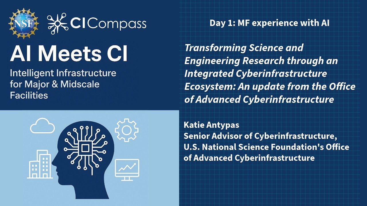 AI Meets CI 2026: Day 1: Keynote Speaker Katie Antypas, Senior Advisor of CI, NSF OAC