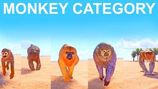 Monkey Category Speed Race in Planet Zoo included Ecuadorian Squirrel Monkey, Titi Monkey screenshot 1