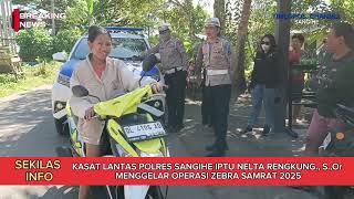 KASAT LANTAS POLRES SANGIHE IPTU NELTA RENGKUNG., S.Or MENGGELAR OPERASI ZEBRA SAMRAT 2025 DI TABSEL KASAT LANTAS POLRES SANGIHE IPTU NELTA RENGKUNG., S.Or MENGGELAR OPERASI ZEBRA SAMRAT 2025 DI TABSEL