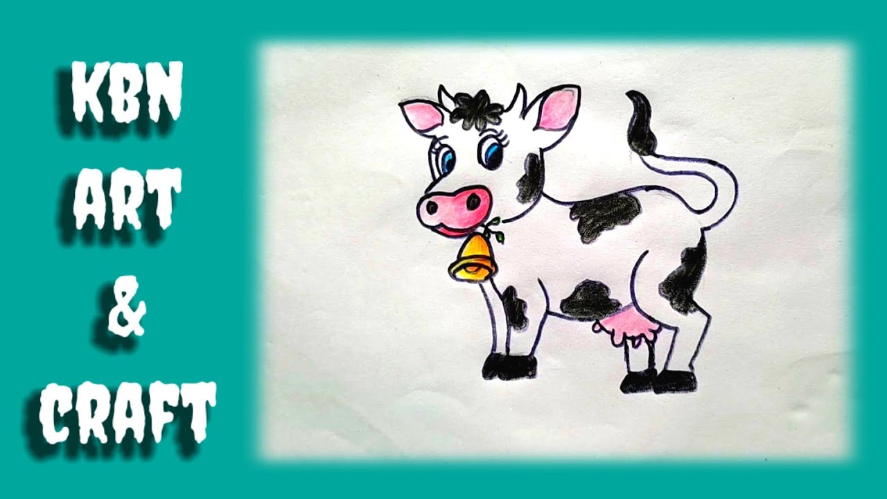 Easy draw a cow/how to draw a cow/KB Nepali