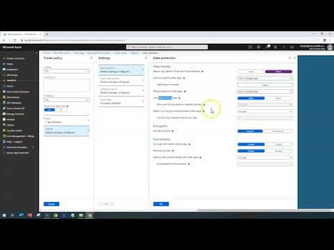 Client apps App protection policies iOS - Microsoft Intune Training Series video No#88