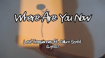 Lost Frequencies ft. Calum Scott - Where Are You Now (Lyrics)