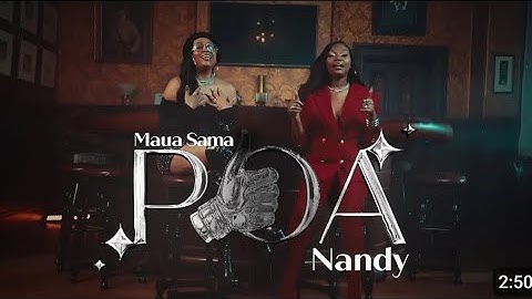 Maua Sama Feat Nandy - Poa ( Official Music Instrumental ) Free Instrumental 2024