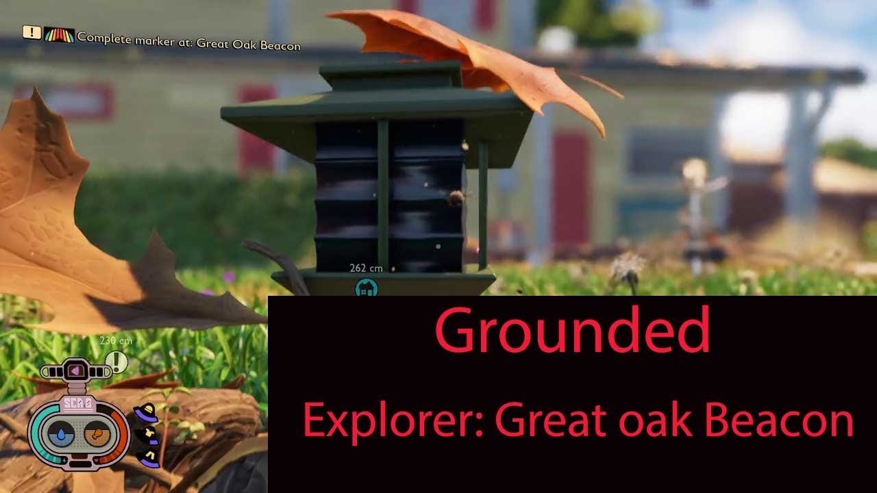 Great oak Beacon, complete marker at: Great oak Beacon, Grounded, Exp...