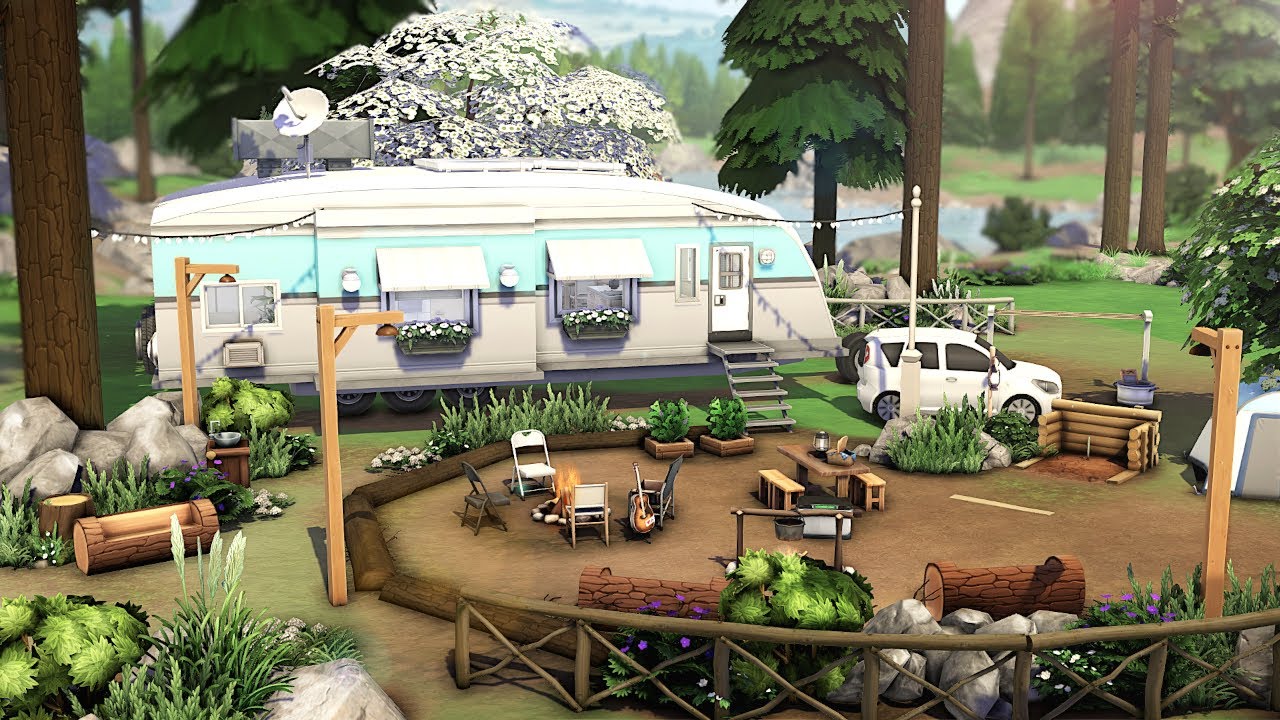Van Life 🚐 | The Sims 4 - Speed Build (NO CC) - YouTube