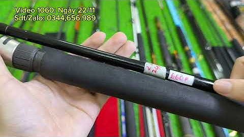 VIDEO: Cần Câu Jig, Cần Shimano Khoen Lá, 3 Khúc BX 