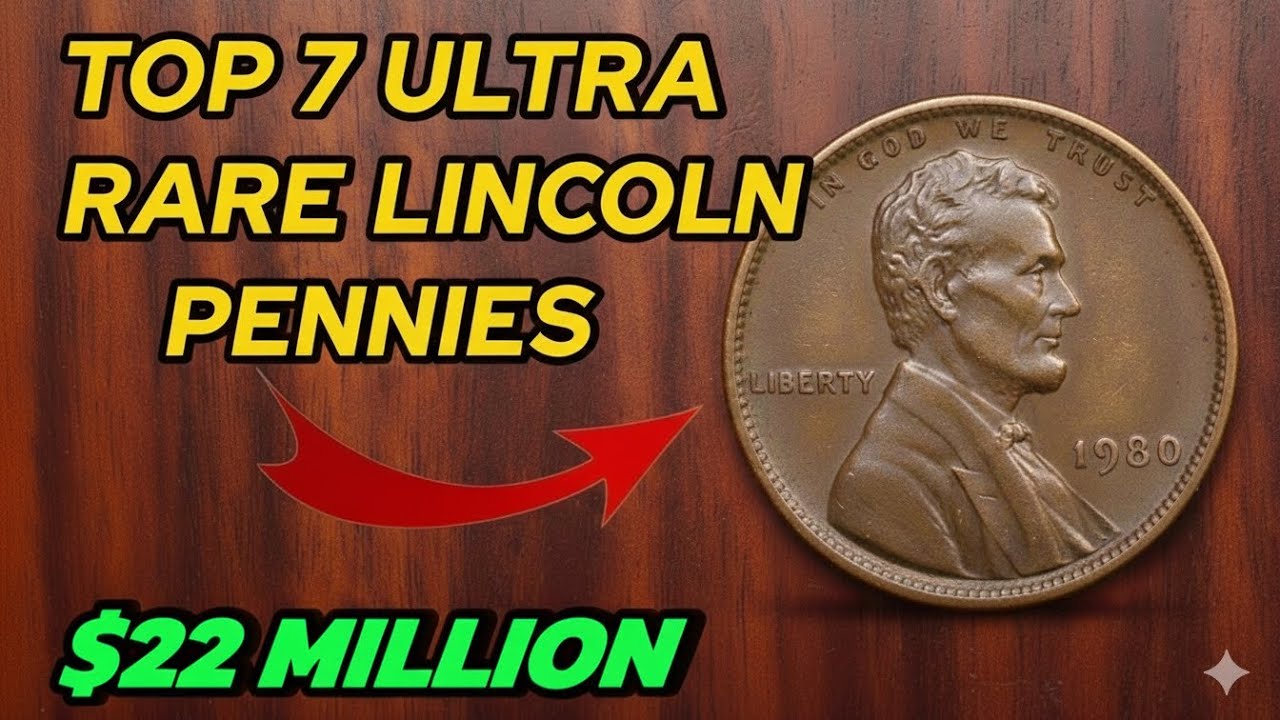 Top 7 Ultra Rare Lincoln Pennies Worth A Fortune These U.S. Coins Can Change Your Life!