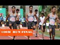 100m Run Men Final in All India Inter University Athletics Championship2020