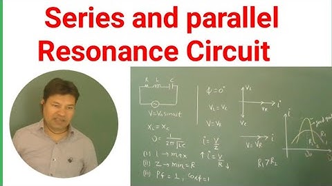 RLC  series resonance Circuit ll AC Part-6 ll Parallel resonance Circuit Class 12th Physics