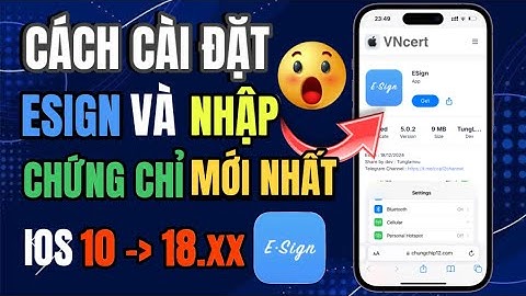 CÀI ĐẶT ESIGN THÀNH CÔNG 100% | FIX LỖI XÁC MINH ỨNG DỤNG VÀ HỖ TRỢ MỌI PHIÊN BẢN IOS MỚI NHẤT 2025