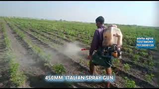 450mm Best Italian Spray Gun || Save Spraying Cost upto 50% || Customer Review 📲 7013000139 by Anvita Agros TESTIMONIAL 197 views 1 year ago 52 seconds