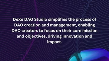 DEXE DAO Studio