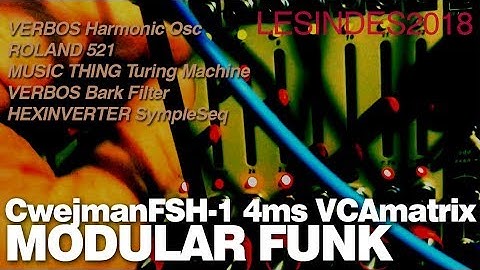 MODULAR ROOTS TECHNO // CWEJMAN FSH-1 // VERBOS HARMONIC OSCILLATOR