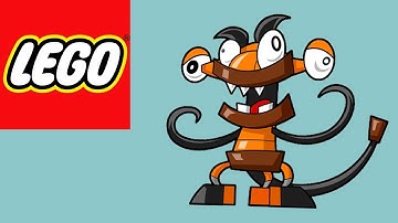How to build LEGO Mixels Balk & Jawg Mix - Stop Motion Build  | Bricks and Clay Play