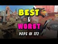 What is the single best and worst map in tf2