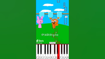 Color Mixing Incredibox Sprunki #sprunki (@2DStyle) - Octave Piano Tutorial