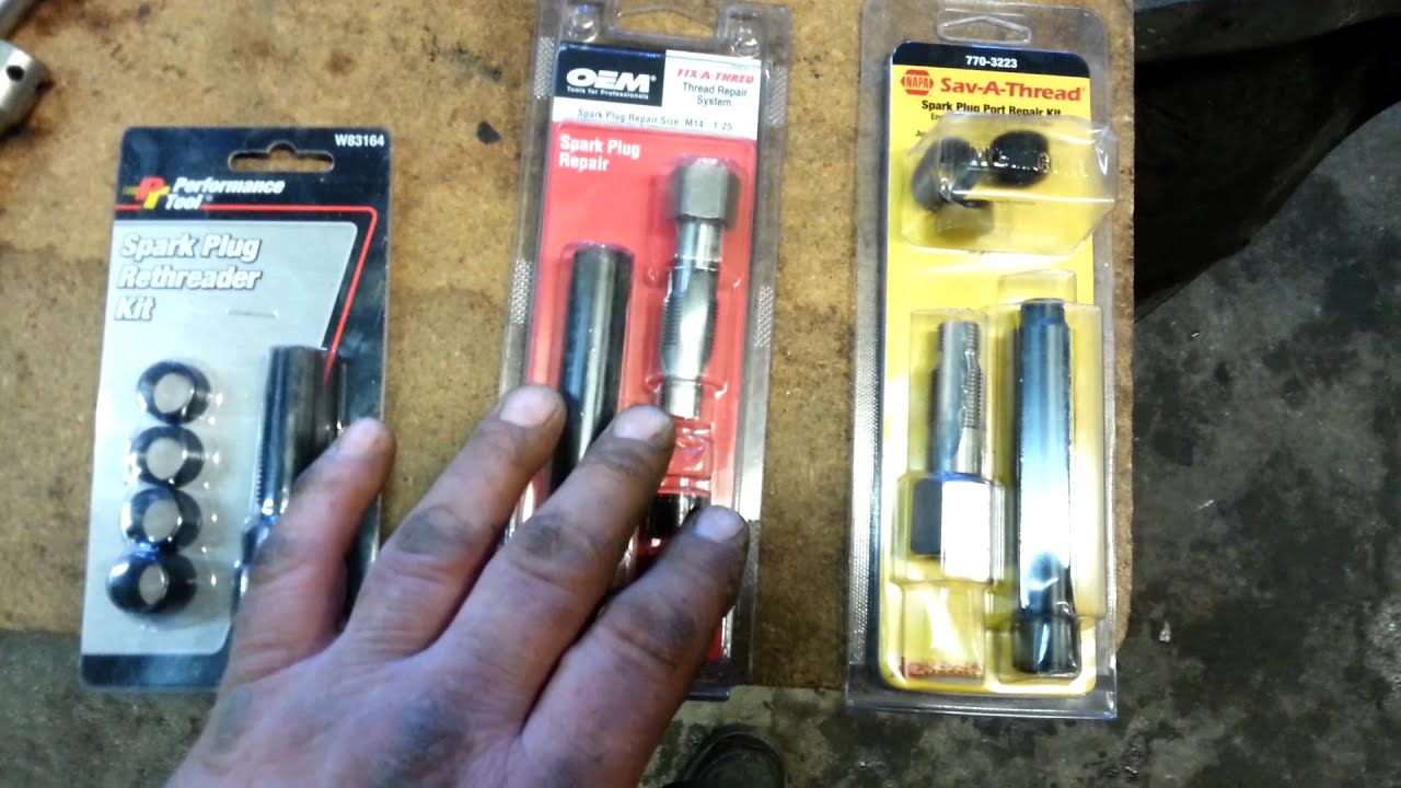 Spark plug repair kits. - YouTube