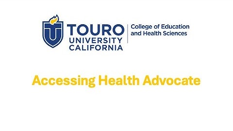How to access Health Advocate through TouroOne