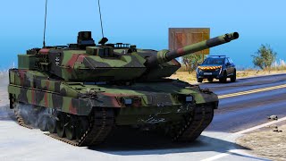 [GTA 5] POLICE VS TANK QUI SERA LE MEILLEUR ?