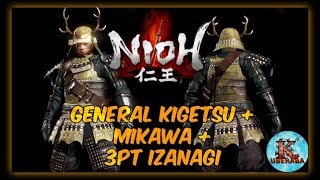 Nioh. DICAS build, guerreiro ocidente , espadashin e general kigtsu (teste  dano marobashi) 