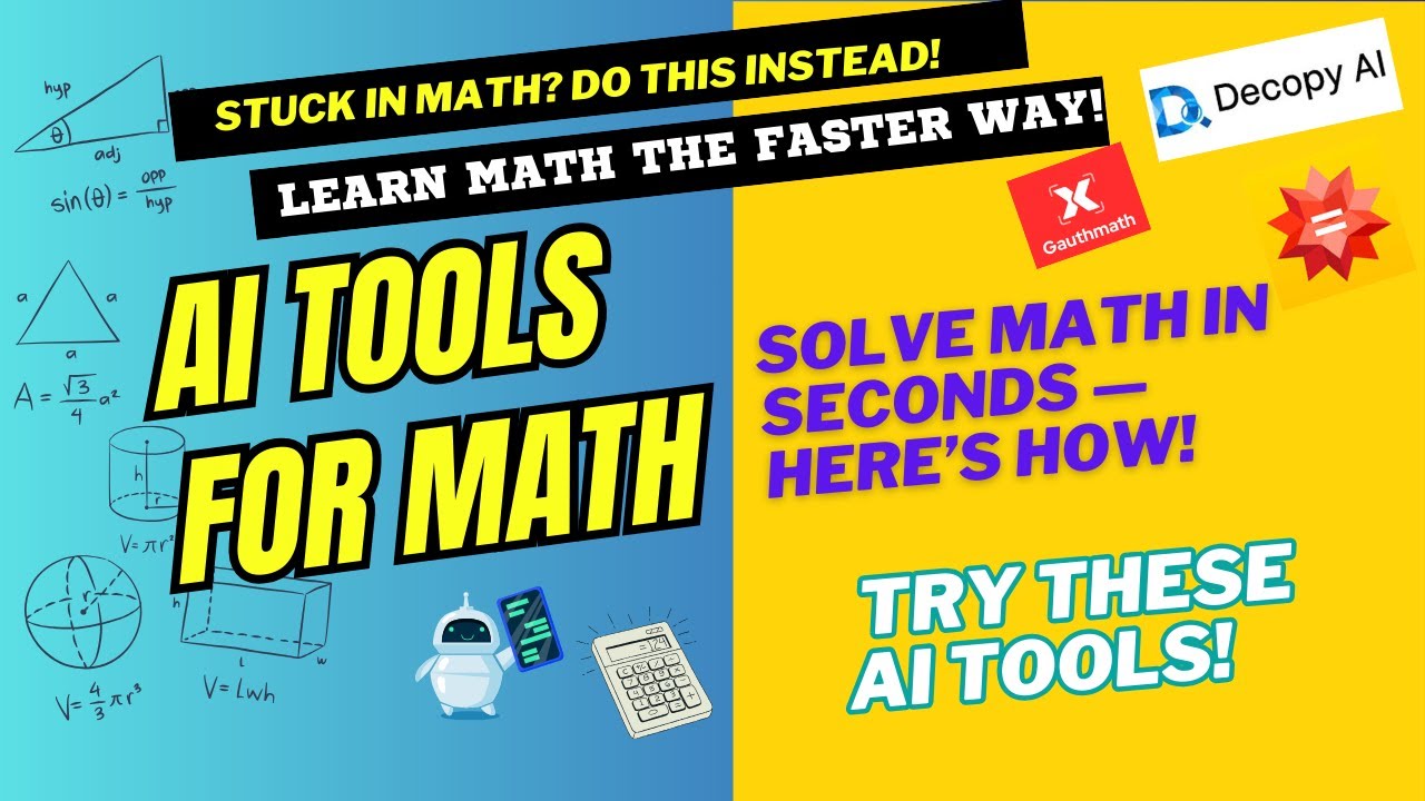 AI Tools for Teaching Mathematics. Study and Teach with These AI Tools.