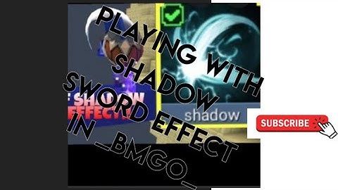Blockman go playing with shadow sword effect || BlockManGo solo bedwars.
