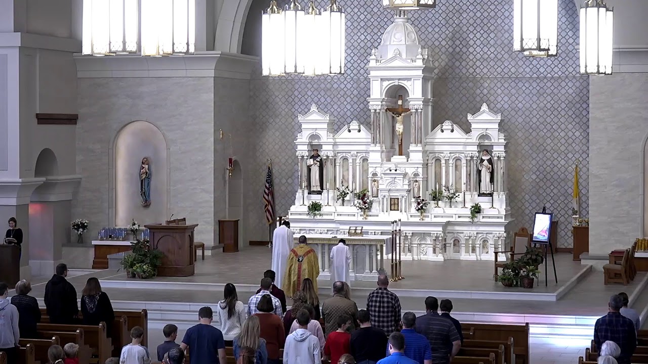 Mass at Saint Catherine of Siena Catholic Church, Wichita YouTube