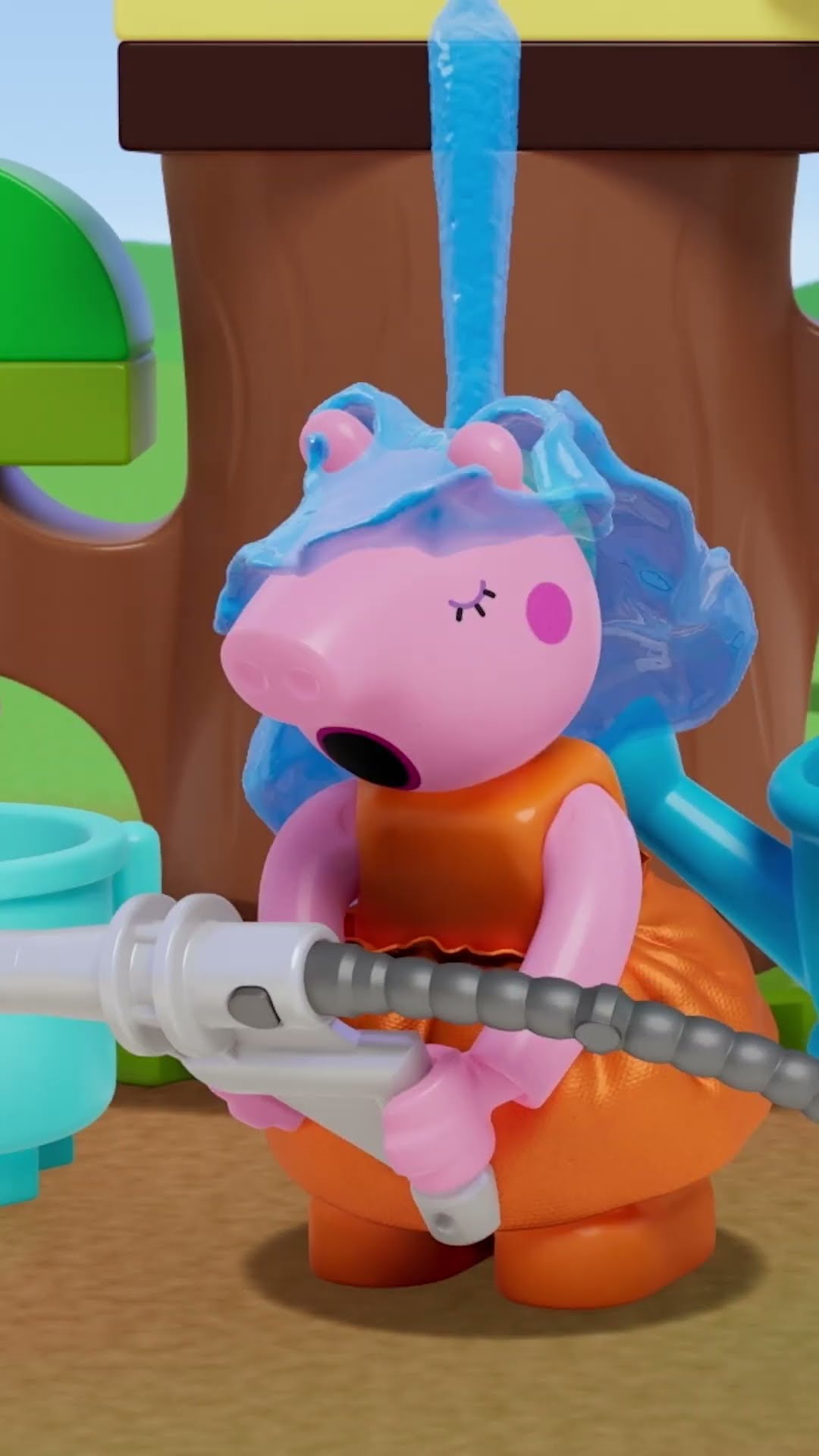 Batalha de Esguicho #Shorts #PeppaPig #LEGODUPLO