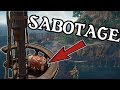 SOLO MEGA KEG SABOTAGE! - Sea of Thieves (Molten Sands Loot Steal)