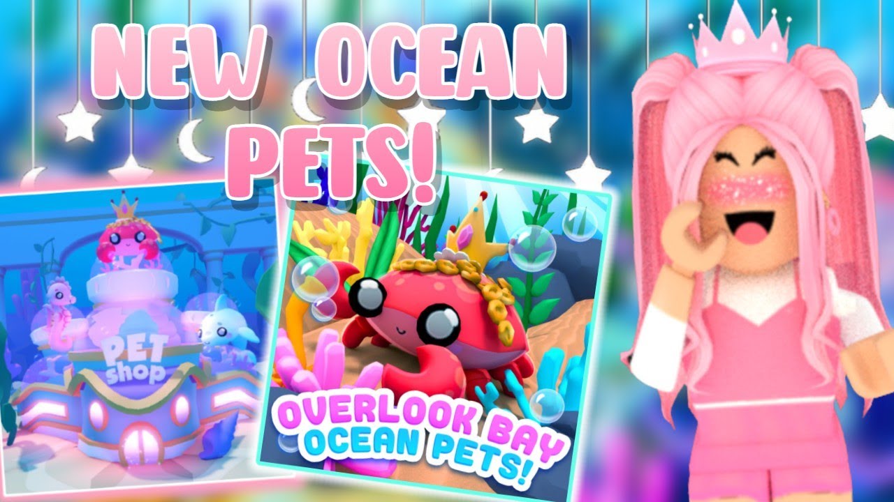 NEW OCEAN PETS! ARCADIA ISLE UPDATE PART 2! | Roblox Overlook Bay