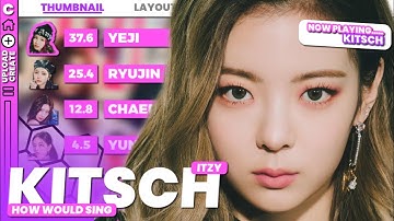 How Would Sing Itzy - Kitsch | Line Distribution