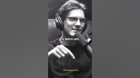 NO SUCH THING AS MAKING MONEY  Brion Bishop teaches barista LIFE LESSON