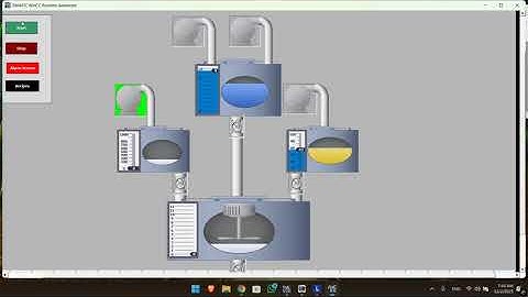 Automated Cement Plant Process Control using Siemens TIA Portal & HMI