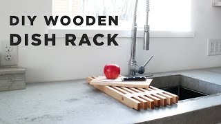 Full instructions for this DIY Dish Rack are coming soon to HomeMade-Modern.com follow us @benjaminuyeda on instagram for 