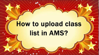 How to get class list from CIMS and upload on AMS? (For IbriCT only)