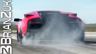 Modified Lamborghini Murcielago LP640 Burnouts \& Accelerations